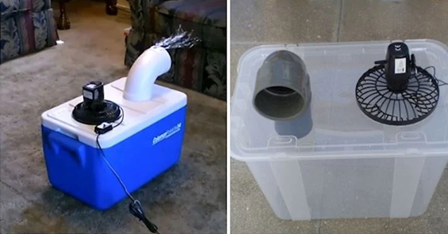 Chỉ với 100 nghìn, chồng làm điều hòa tự chế cho vợ con luôn mát lạnh giữa trời nóng 40 độ