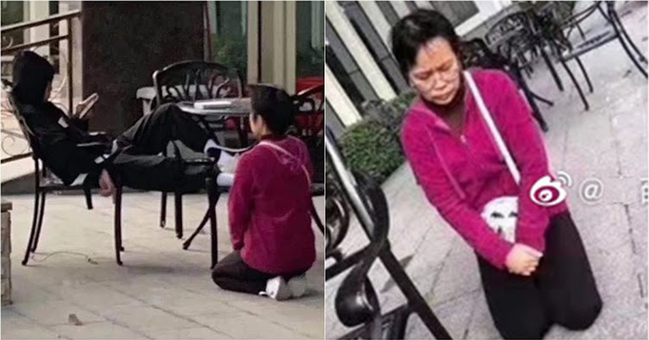 Người mẹ khốn khổ quỳ suốt 1 giờ xin con trai đi học: đứa con đ.ố.n m.ạ.t chụp lại đăng lên mạng