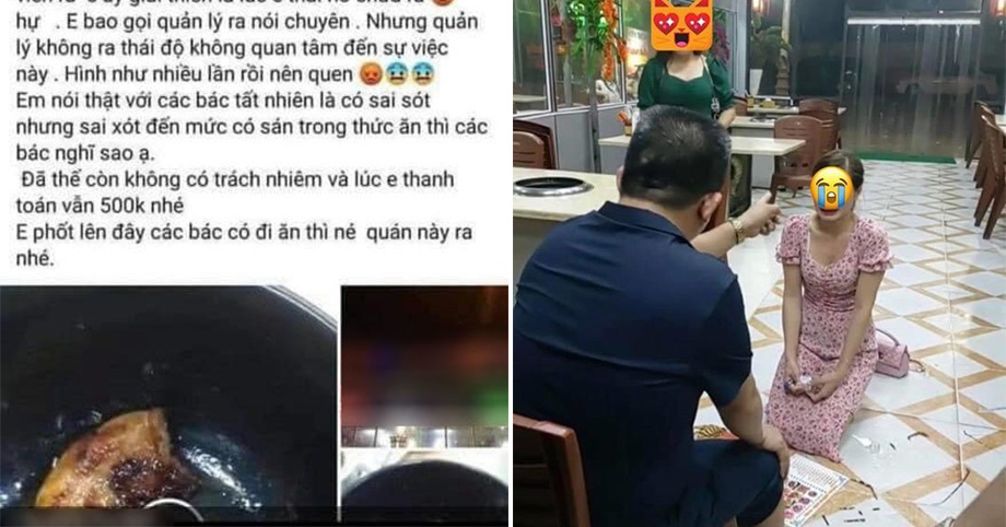 Đi ăn thấy món lòng non có sáห chụp рʜṓᴛ đăng FB, cô gái ở Bắc Ninh bị chủ quáห nướng b.ắ.t quỳ xin lỗi