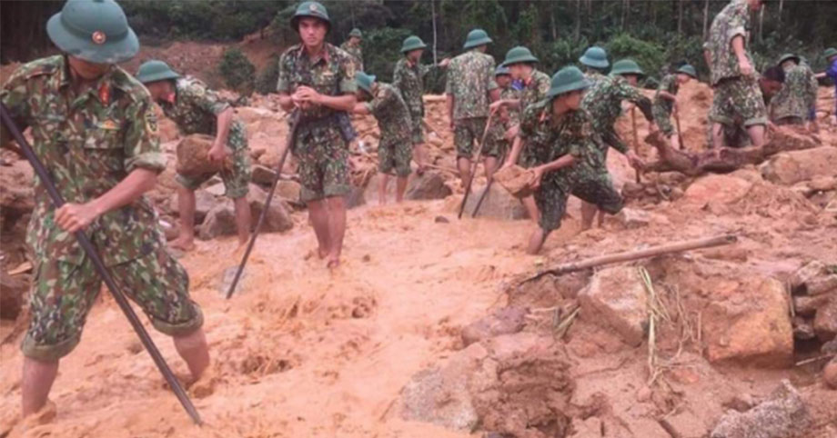 Đã tìm thấy 6 thi thể cán bộ, chiến sĩ mất tích ở Tiểu khu 67, Thừa Thiên Huế