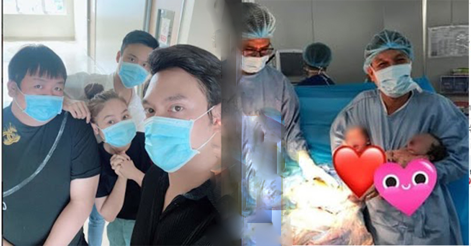 Xôn xao hình ảnh cặp song sinh của Hà Hồ – Kim Lý vừa chào đời lan truyền trên mạng xã hội