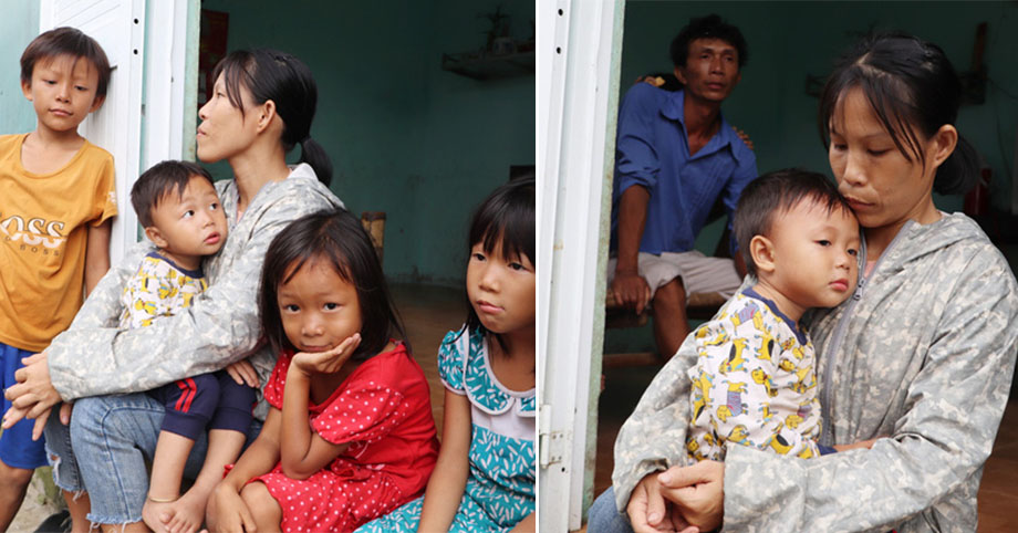 Chồng tâm thần, người mẹ ôm 4 đứa con nhem nhuốc trong căn nhà tốc mái sau bão số 9: “Nhà mất rồi, mấy đứa nhỏ biết ngủ ở đâu”
