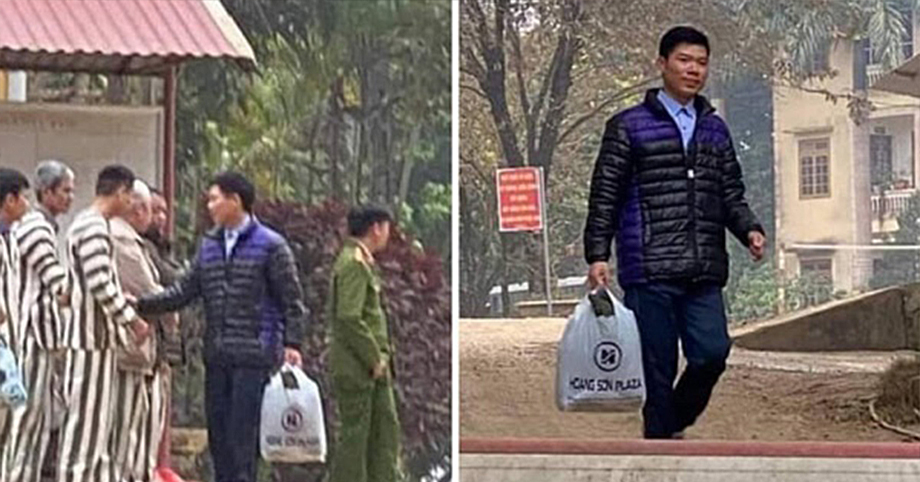 Rộ ảnh cựu bác sĩ Hoàng Công Lương được mãn hạn tù, rời trại giam: Đoàn tụ bên vợ con đón Tết