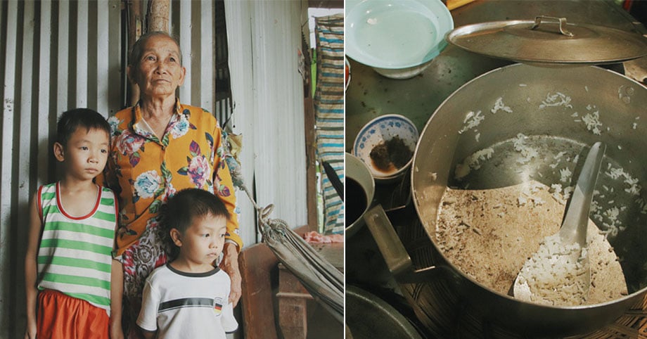 Bố mất, mẹ lặng lẽ bỏ đi khiến 2 đứa trẻ côi cút, đói ăn bên bà nội già yếu: Sao con không có bố mẹ như mấy bạn vậy nội