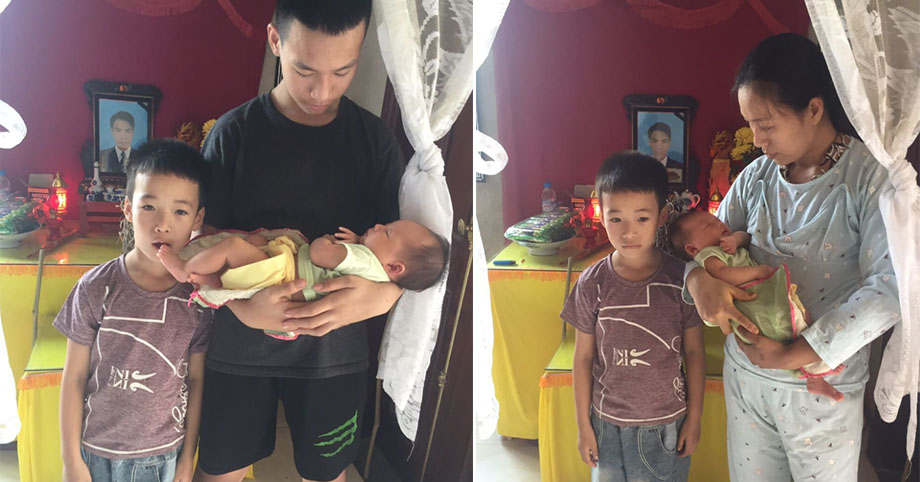 Bố mất khi đàn con đứa chưa kịp chào đời, đứa mắc bệnh hiểm nghèo, 3 đứa trẻ mịt mù tương lai