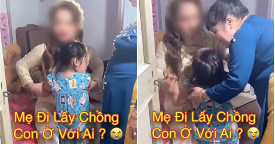 𝙼ẹ đ𝚒 𝚕ấ𝚢 𝚌𝚑ồ𝚗𝚐, 𝚎𝚖 𝚋é 𝚔𝚑ó𝚌 𝚗ứ𝚌 𝚗ở, ô𝚖 𝚌𝚑ặ𝚝 𝚔𝚑ô𝚗𝚐 𝚛ờ𝚒: 𝙶𝚒ờ 𝚌𝚘𝚗 ở 𝚟ớ𝚒 𝚊𝚒?