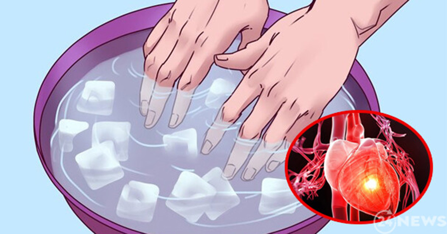 Nhúng tay vào nước đá 30 giây: Thấy tay đổi sang 2 màu này, biết ngay bạn có mắc bệnh tim mạch hay không