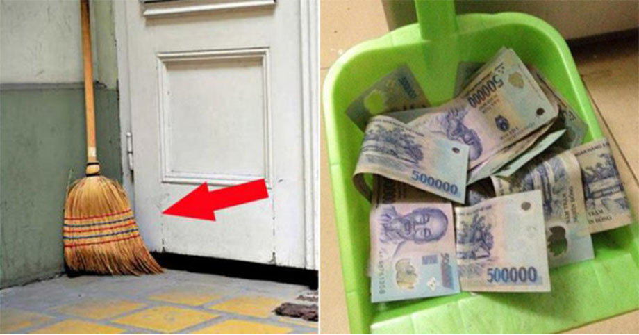 Chổi quét nhà đừng bạ đâu đặt đó kẻo tán lộc, vợ chồng quanh năm cãi vã