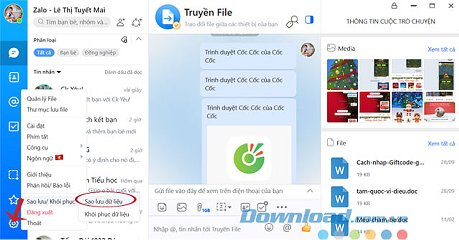Tin nhắn trên zalo bị xoá chỉ cần nhấn đúng 1 phím này là khôi phục từ đầu, chồng đừng hòng “qua mặt”