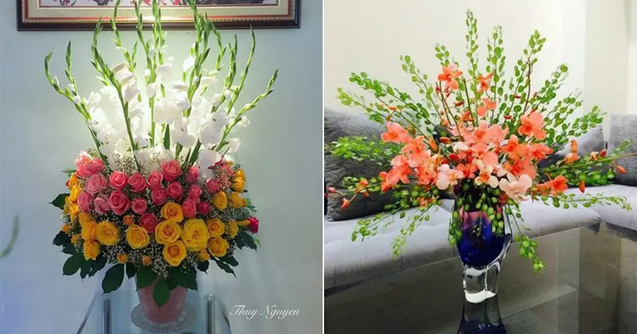 14 cách cắm hoa đẹp ngất ngây cho ngày Tết rước may mắn, tài lộc về nhà